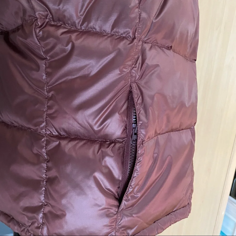 Prana Down Feather Milly Puffer Vest Burgundy/Maroon Size XL - Picture 10 of 16